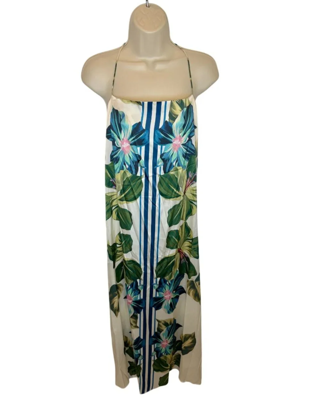 Significant Other Mariah Midi Dress Hibiscus Tile - Size 8 - Picture 2 of 9